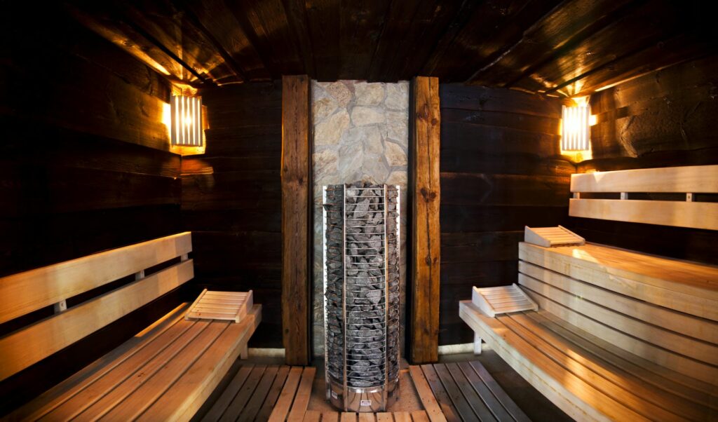 Domki i Pokoje na Mazurach, Basen, Restauracja 7 osada sauna Panorama1 1