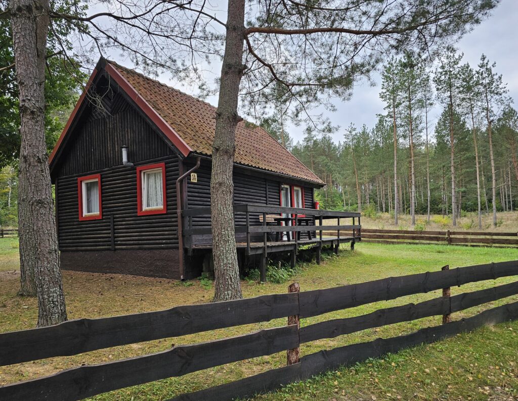 Domki i Pokoje na Mazurach, Basen, Restauracja domek typ C taras